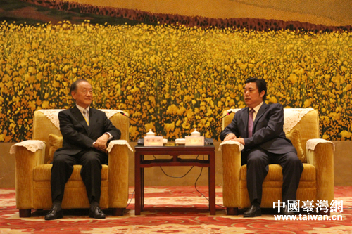 冉萬祥會見郁慕明 冉萬祥會見郁慕明