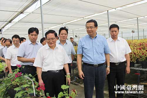 貴州省委常委、統戰部長劉曉凱部長一行考察臺金公司種苗植大棚 貴州省委常委、統戰部長劉曉凱部長一行考察臺金公司種苗植大棚