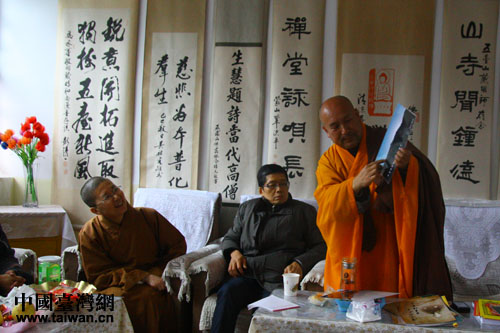 臺灣記者三晉行:妙生法師好隨和 有樂趣 臺灣記者三晉行:妙生法師好隨和 有樂趣