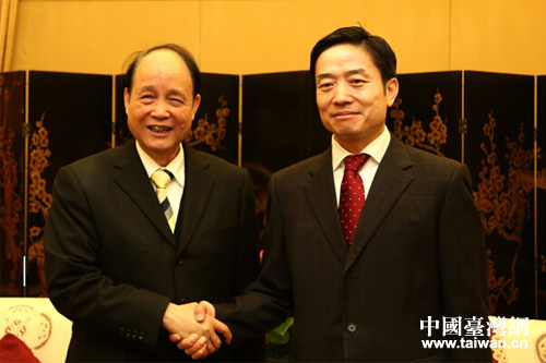 四川副省長甘霖會見臺灣海基會董事長林中森一行 四川副省長甘霖會見臺灣海基會董事長林中森一行