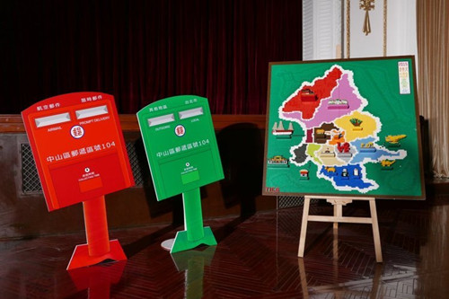 邀陸客微游臺北歪腰郵筒“分身”到上海(圖)