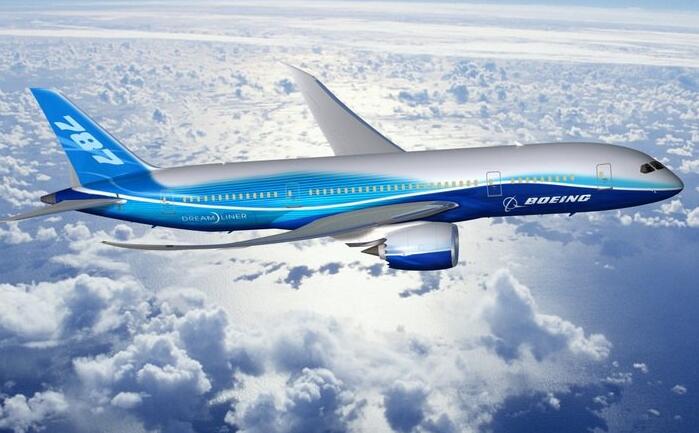 波音787飛機。(網絡圖)