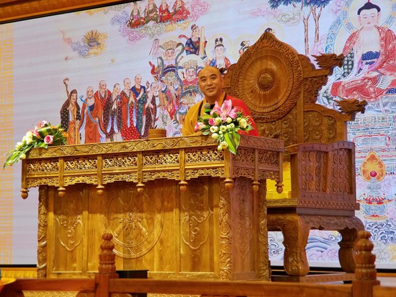 2018歲次戊戌年新春祈福法會現(xiàn)場。 2018歲次戊戌年新春祈福法會現(xiàn)場。