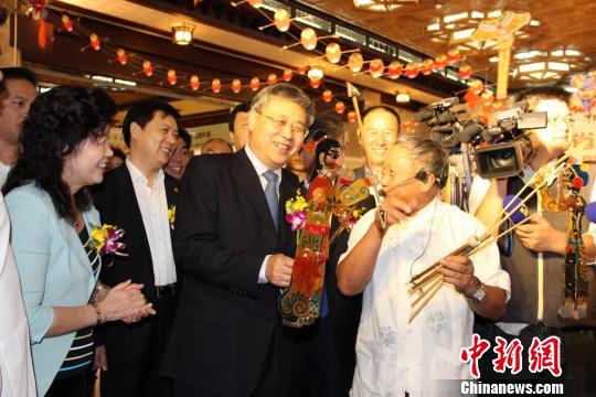 山東非物質(zhì)文化遺產(chǎn)展演暨民間交流活動在基隆舉行