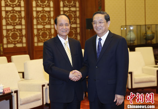 俞正聲:盡快啟動商簽兩岸文教等各領域合作協議