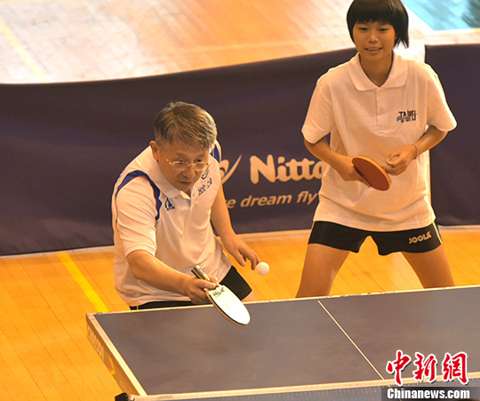 特寫(xiě):乒乓友誼賽開(kāi)啟臺(tái)北上海雙城互動(dòng)第七年
