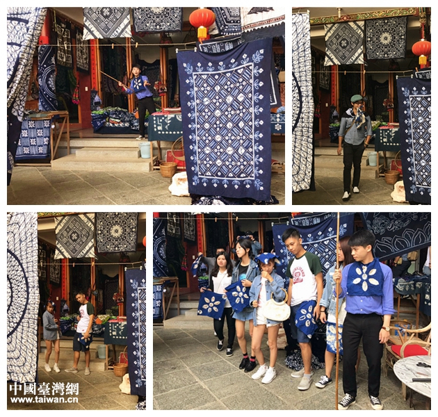 兩岸學(xué)生攜自己扎染作品創(chuàng)意走秀 兩岸學(xué)生攜自己扎染作品創(chuàng)意走秀