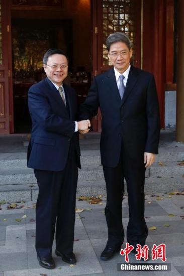 臺灣陸委會主委王郁琦稱明年至少去大陸一次(圖) 臺灣陸委會主委王郁琦稱明年至少去大陸一次(圖)