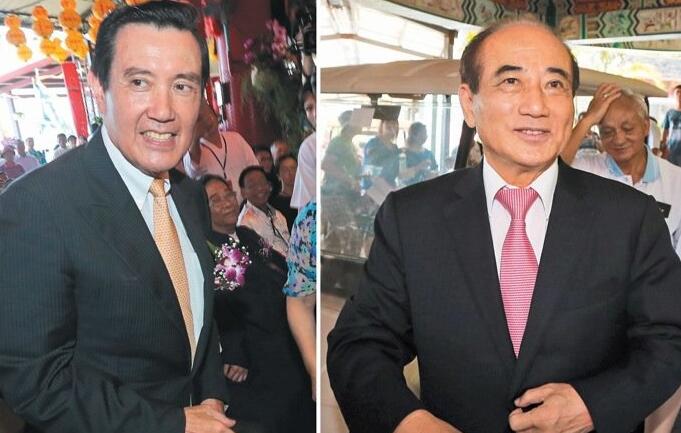 傳出被征詢接掌海基會的“立法院前院長”王金平,卻在前臺灣地區領導人馬英九(圖左)離去十分鐘后才到場 傳出被征詢接掌海基會的“立法院前院長”王金平,卻在前臺灣地區領導人馬英九(圖左)離去十分鐘后才到場