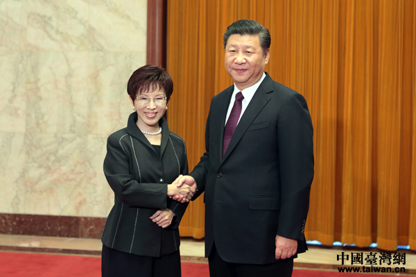習(xí)近平總書記會見中國國民黨主席洪秀柱 習(xí)近平總書記會見中國國民黨主席洪秀柱