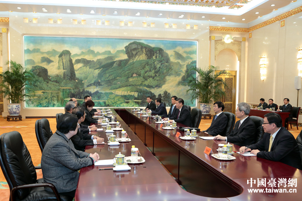 習(xí)近平總書記會見中國國民黨主席洪秀柱 習(xí)近平總書記會見中國國民黨主席洪秀柱