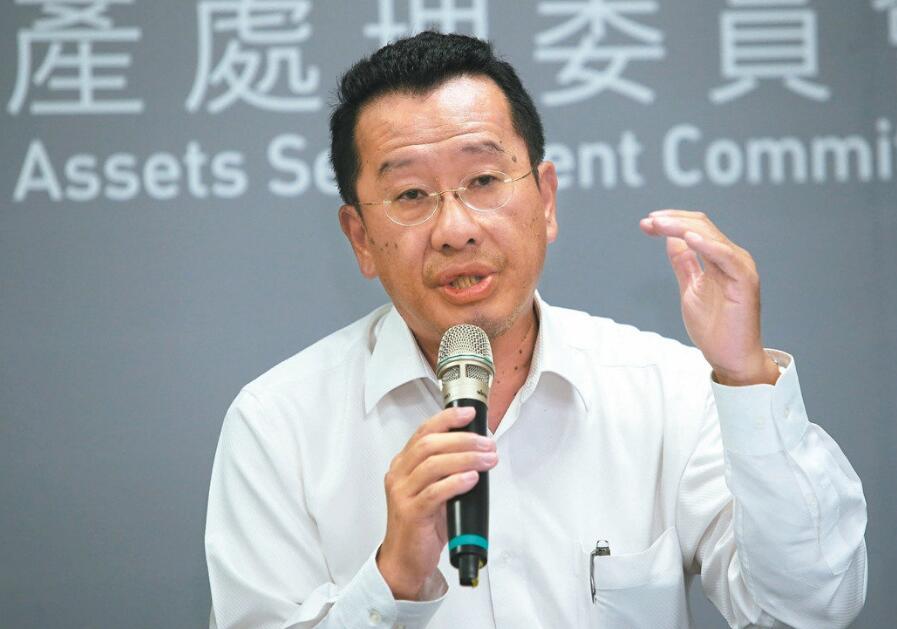 “黨產會主委”顧立雄 “黨產會主委”顧立雄