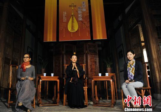 臺(tái)灣南管藝術(shù)“天后”王心心福州講述南音漂流之旅 臺(tái)灣南管藝術(shù)“天后”王心心福州講述南音漂流之旅