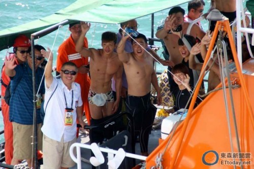 兩岸健兒橫渡臺海5天4夜完成壯舉成體育合作典范