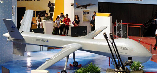 臺(tái)自制無(wú)人機(jī)亮相臺(tái)北防務(wù)展極像美軍捕食者
