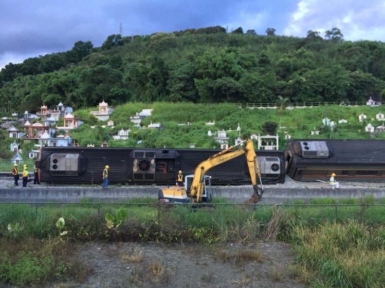 臺鐵“自強號”翻車為人禍 6人已受處罰 臺鐵“自強號”翻車為人禍 6人已受處罰