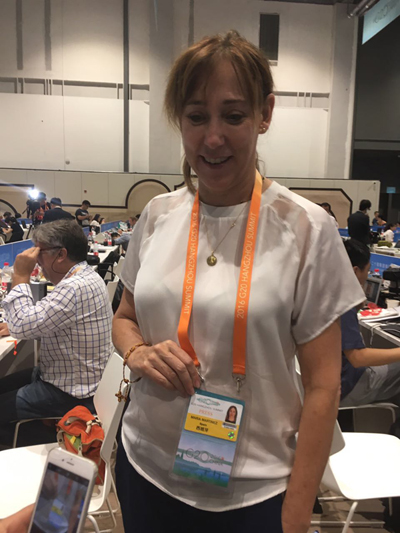 西班牙記者瑪麗·馬丁內(nèi)斯亞。 西班牙記者瑪麗·馬丁內(nèi)斯亞。