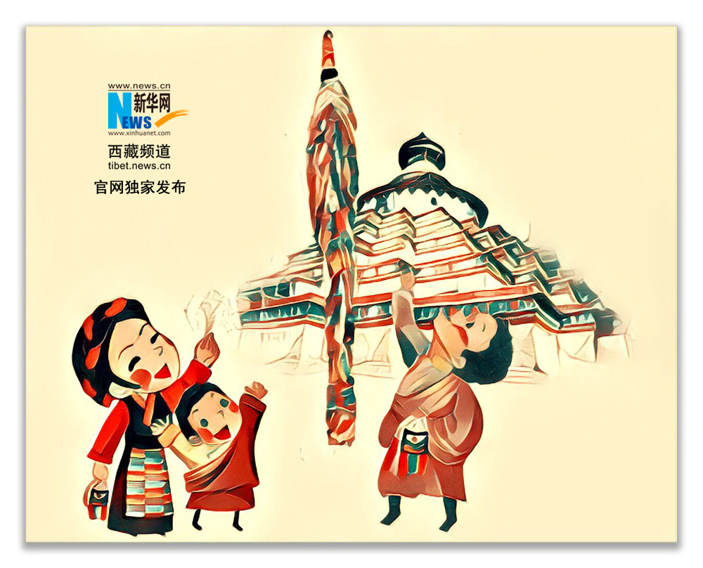 拋撒吉祥,讓幸福隨糌粑飄飛!