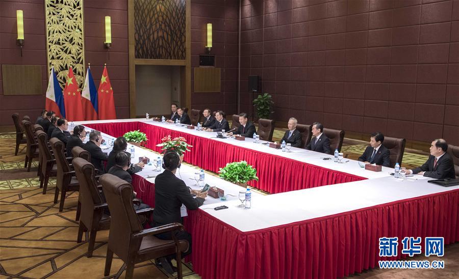 習(xí)近平會見菲律賓總統(tǒng)杜特爾特 習(xí)近平會見菲律賓總統(tǒng)杜特爾特