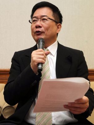 擔(dān)任連勝文團(tuán)隊(duì)競(jìng)選總干事的國(guó)民黨“立委”蔡正元 擔(dān)任連勝文團(tuán)隊(duì)競(jìng)選總干事的國(guó)民黨“立委”蔡正元