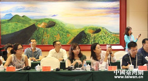 啟動儀式上的部分大陸媒體記者 啟動儀式上的部分大陸媒體記者