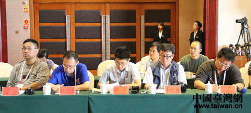 啟動儀式上的部分臺灣媒體記者 啟動儀式上的部分臺灣媒體記者