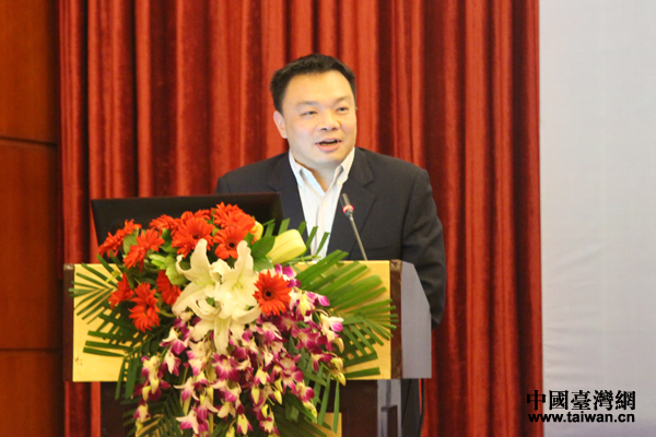 臺(tái)灣法曹協(xié)會(huì)理事長(zhǎng)高思博教授在閉幕式上致辭。 臺(tái)灣法曹協(xié)會(huì)理事長(zhǎng)高思博教授在閉幕式上致辭。