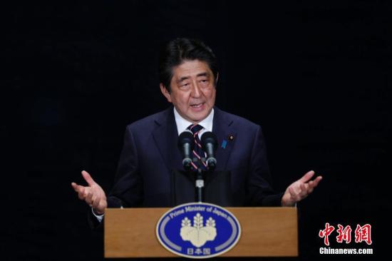 資料圖片:日本首相安倍晉三。